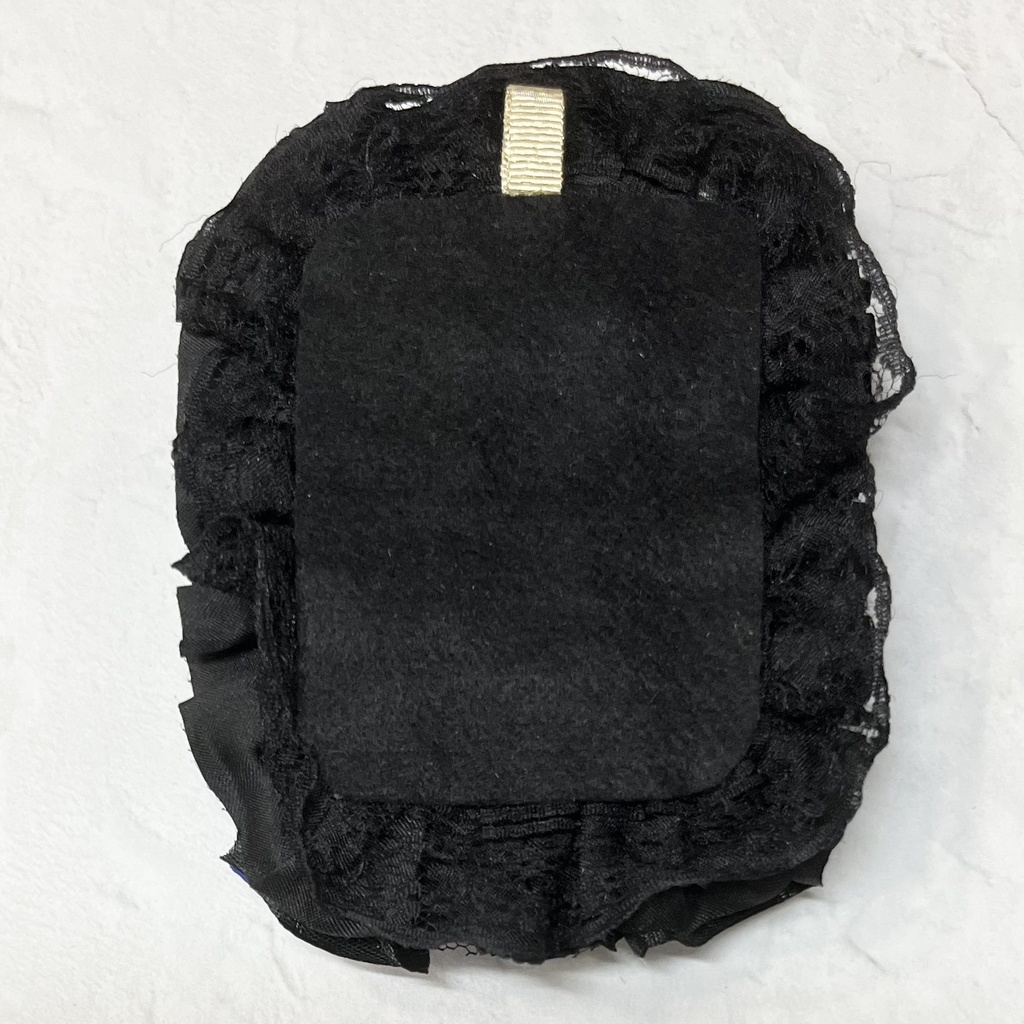 トレカケースデコB8 & 痛ロゼット57mm 青×黒