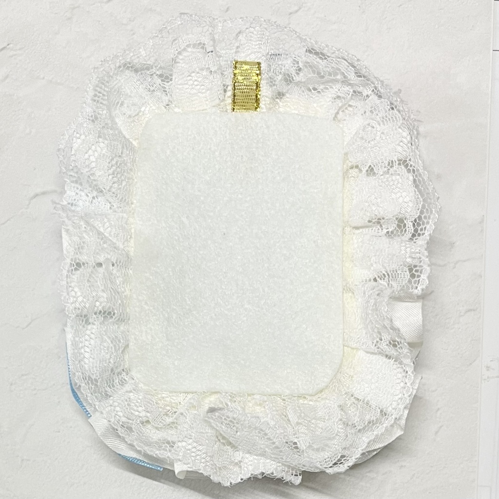 トレカケースデコ B8 水色×白×紺色