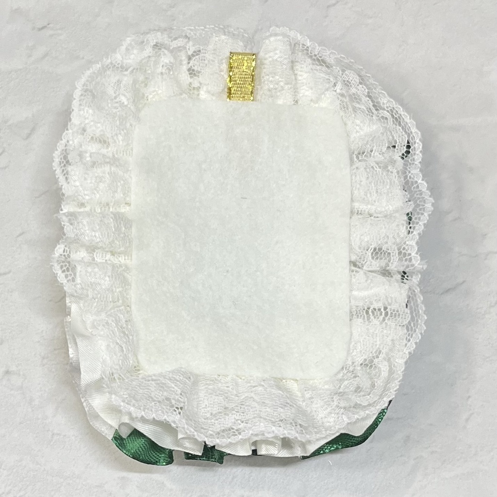 トレカケースデコ B8 緑×白×黄色