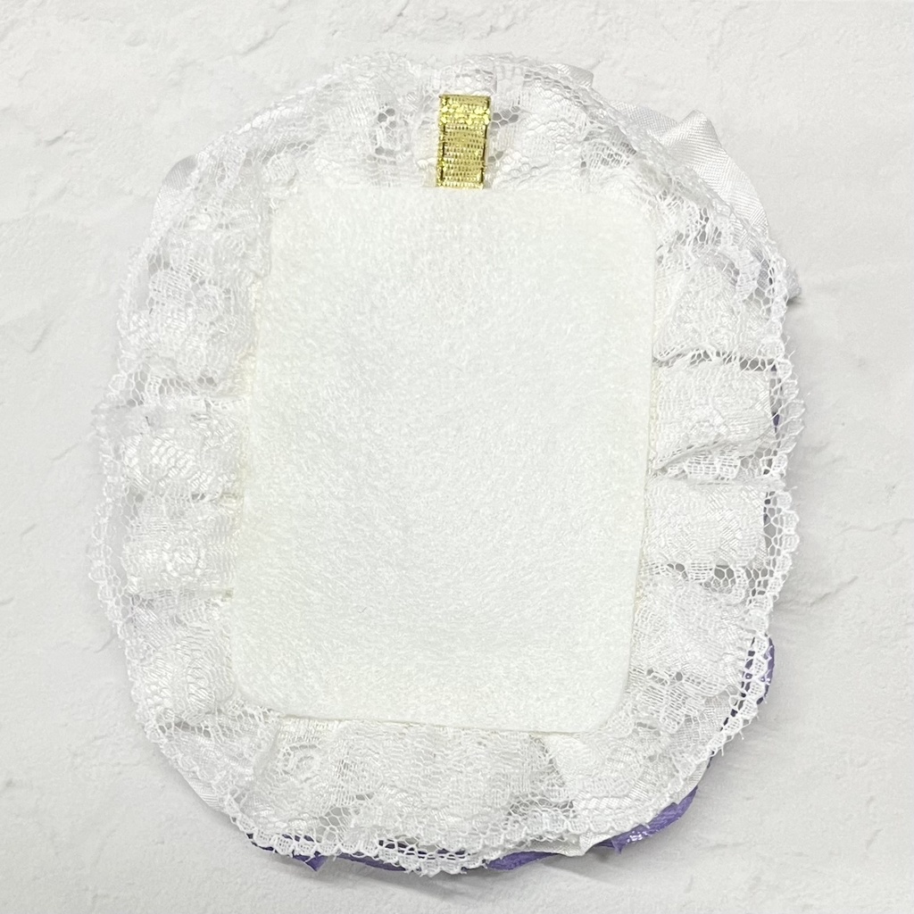 トレカケースデコ B8 薄紫×白×赤紫