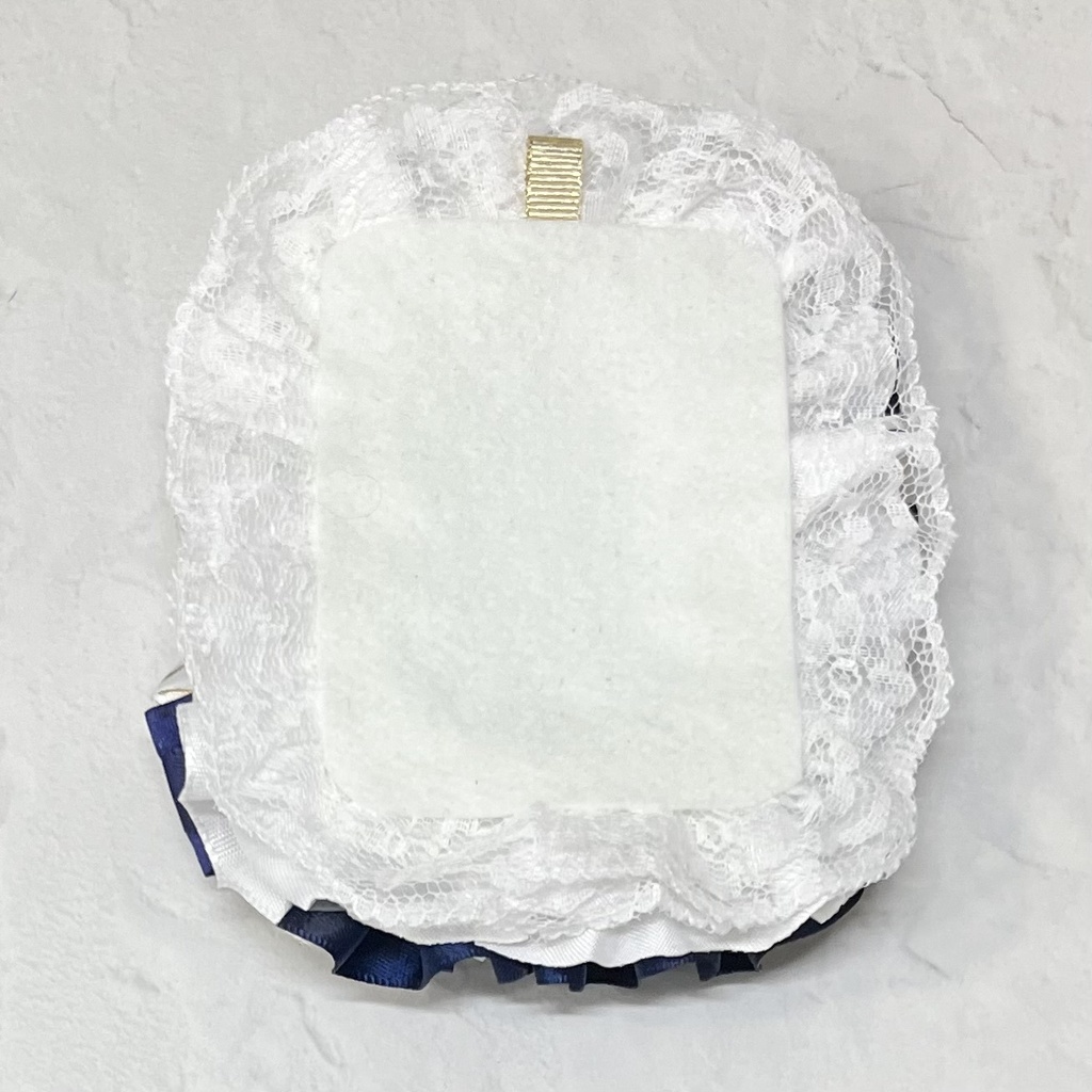 トレカケースデコ 白×紺×水色