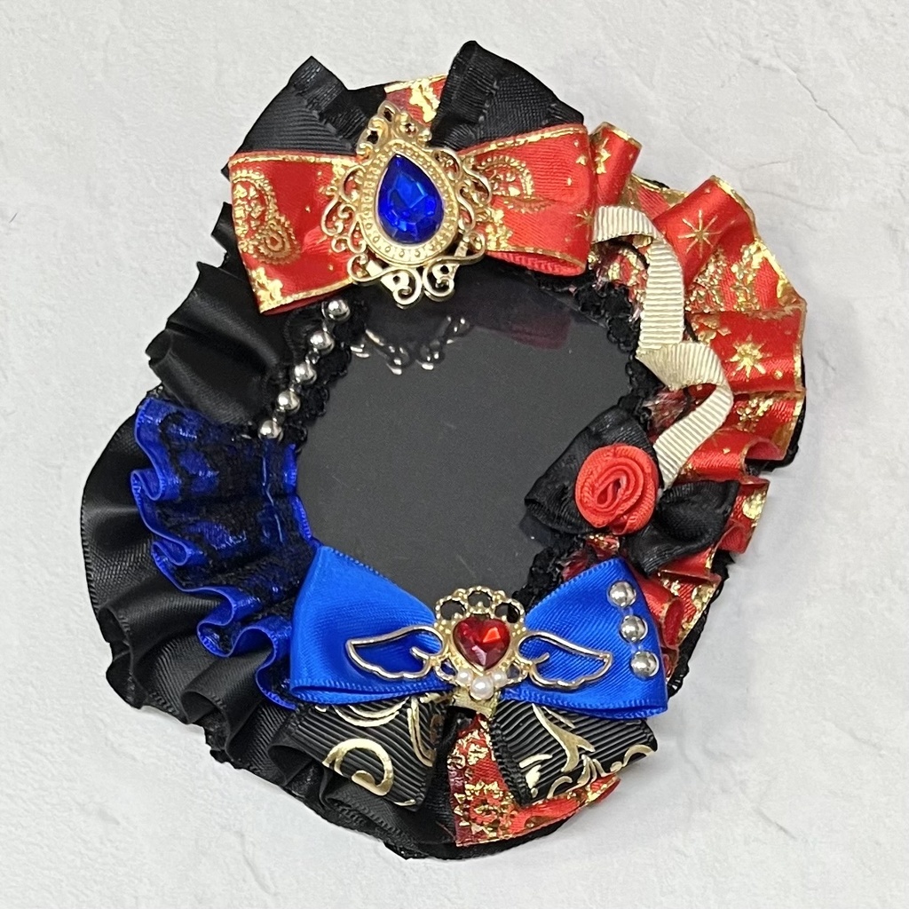 トレカケースデコ B8 赤×黒×青