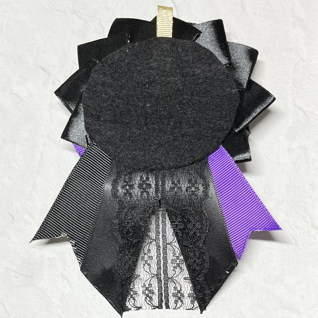 痛ロゼット 57mm 紫×黒