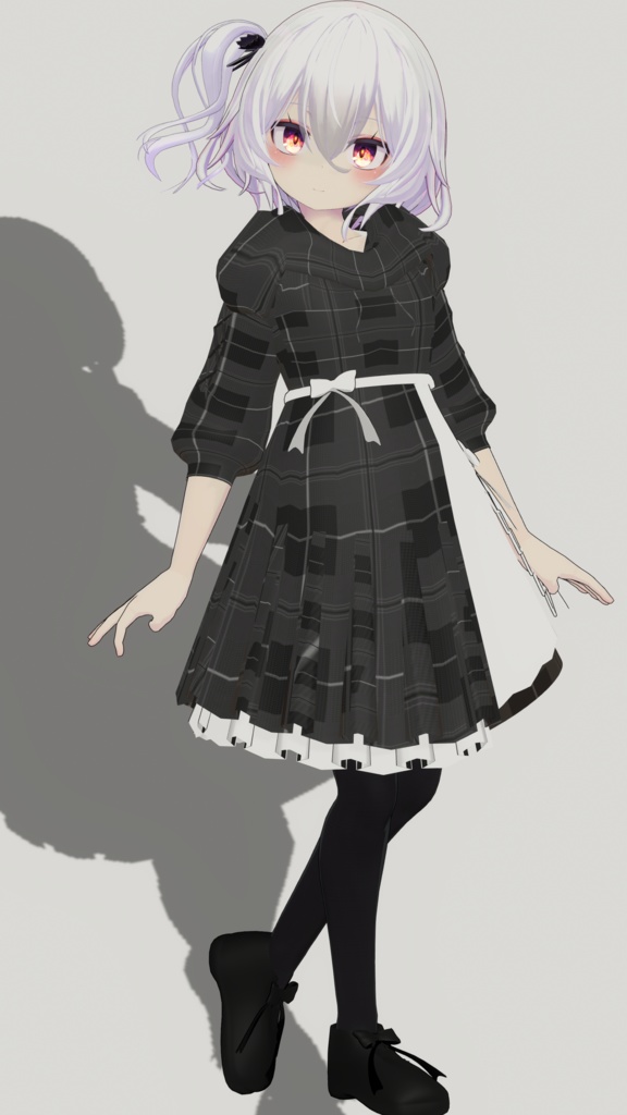 【幽狐族のお姉様/桔梗】アシンメトリースカート + パーカー コーデ