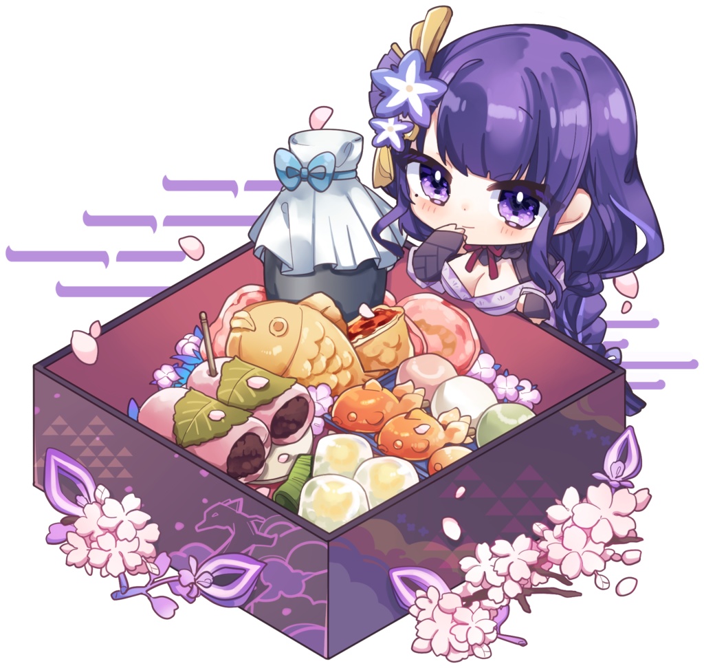 かみさまのおやつキーホルダー【ナヒーダ・雷電将軍】