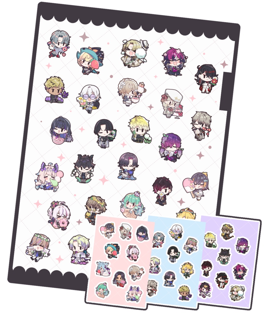 クリアファイルステッカーセット