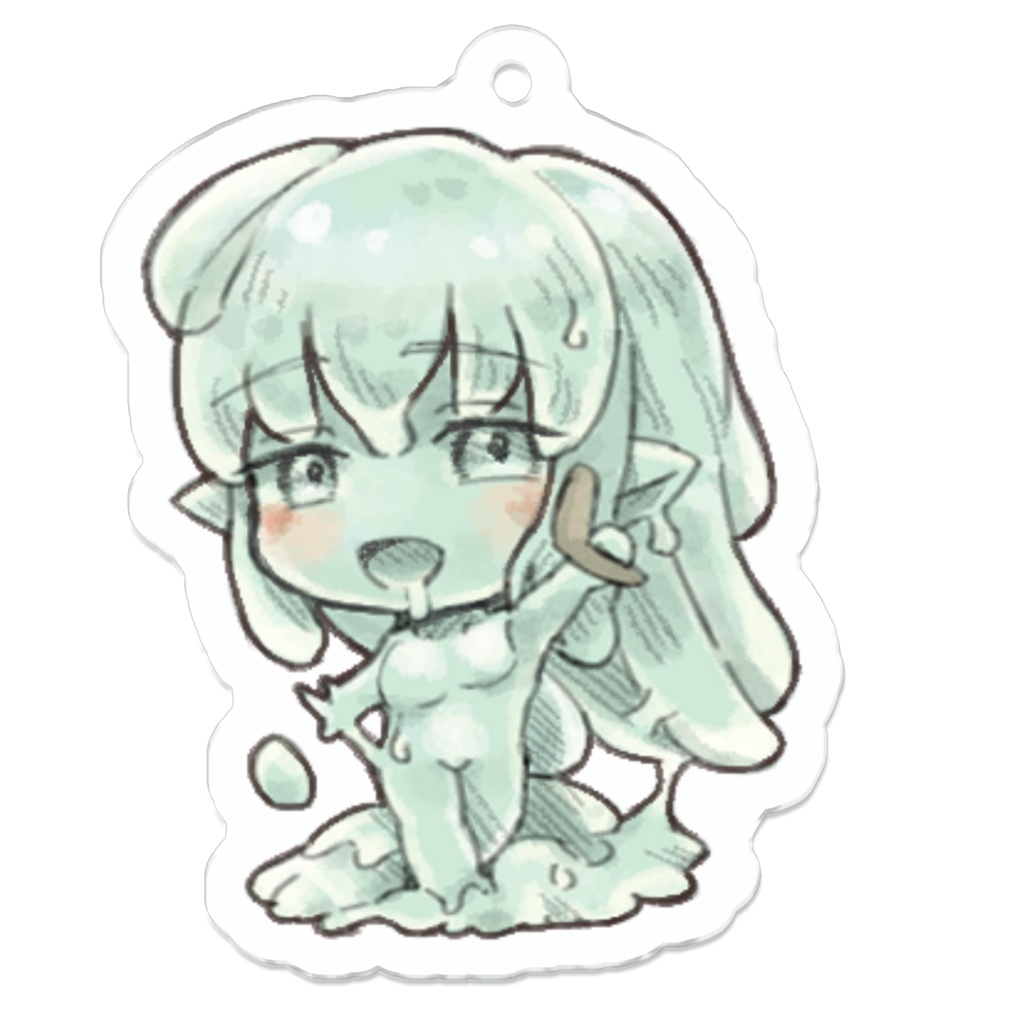 【アクリルキーホルダー】②スライム娘(もんむす・くえすと!Fanmade)