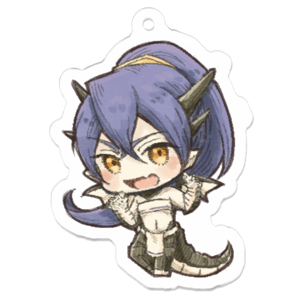 【アクリルキーホルダー】⑪ドラゴンパピー（もんむす・くえすと！Fanmade）