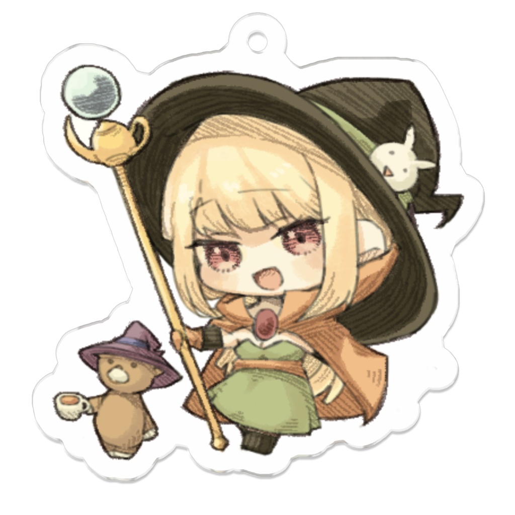 【アクリルキーホルダー】アリストロメリア(もんむす・くえすと!Fanmade)