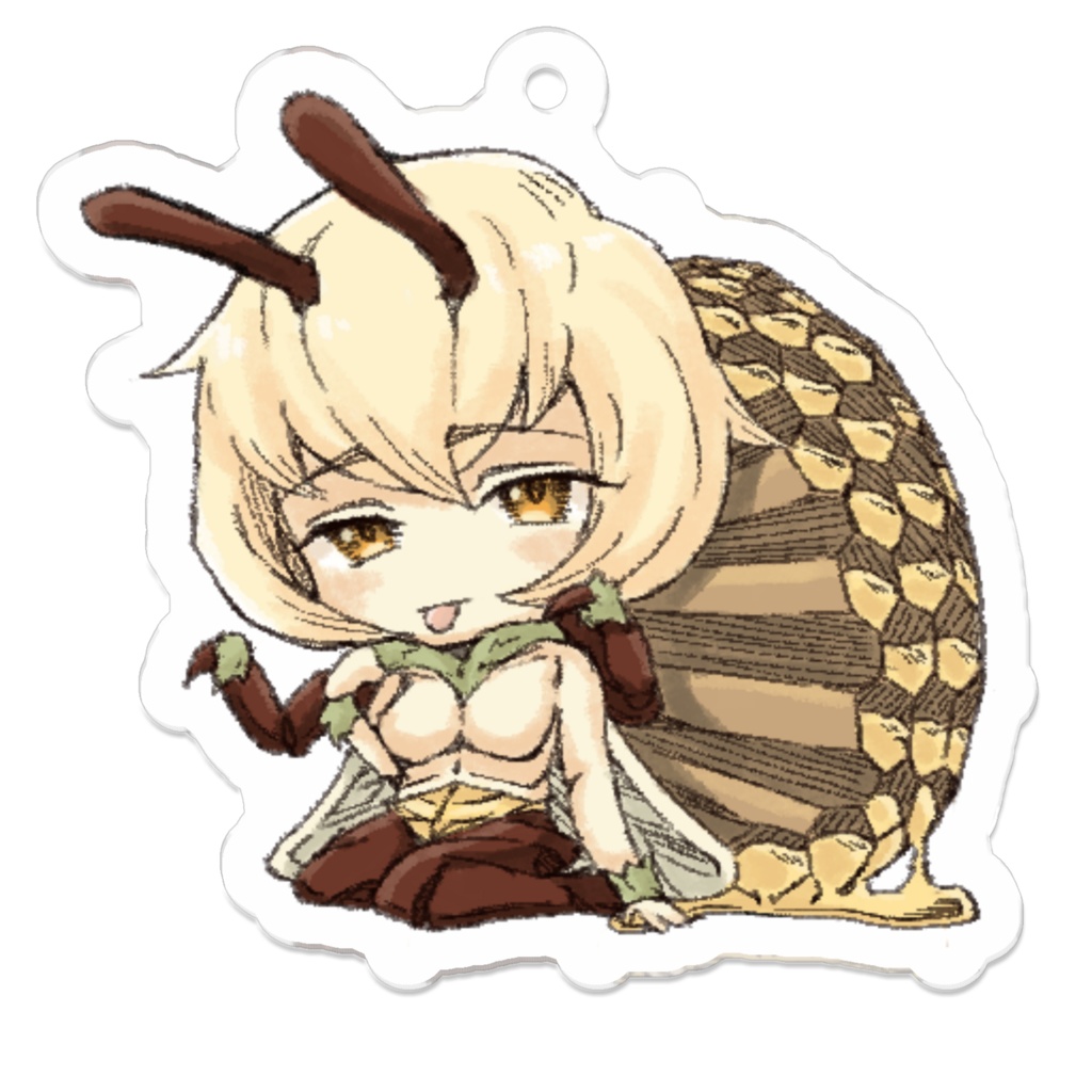 【アクリルキーホルダー】⑫ミツバチ娘（もんむす・くえすと！Fanmade）