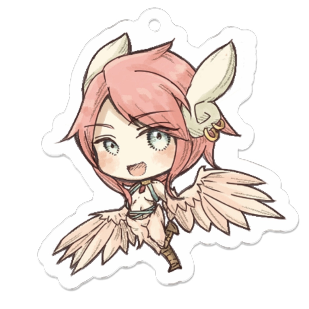 【アクリルキーホルダー】⑬ハーピー(もんむす・くえすと!Fanmade)