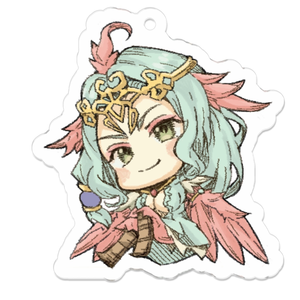 【アクリルキーホルダー】⑮クィーンハーピー （もんむす・くえすと！Fanmade）