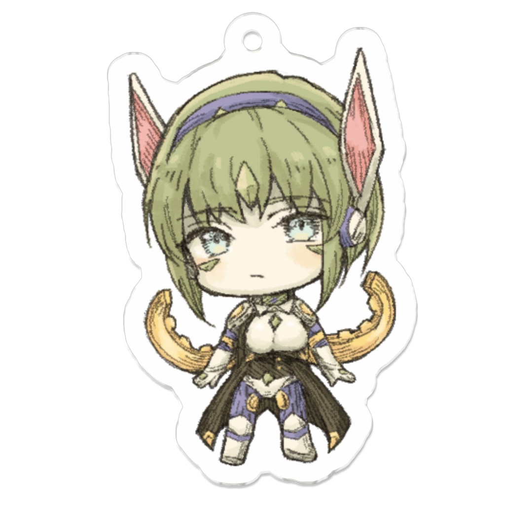 【アクリルキーホルダー】ヒルデ（もんむす・くえすと！Fanmade）