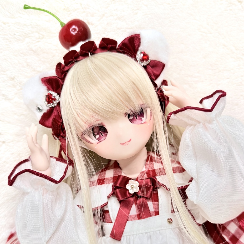 さくらんぼねこちゃんヘッドドレス