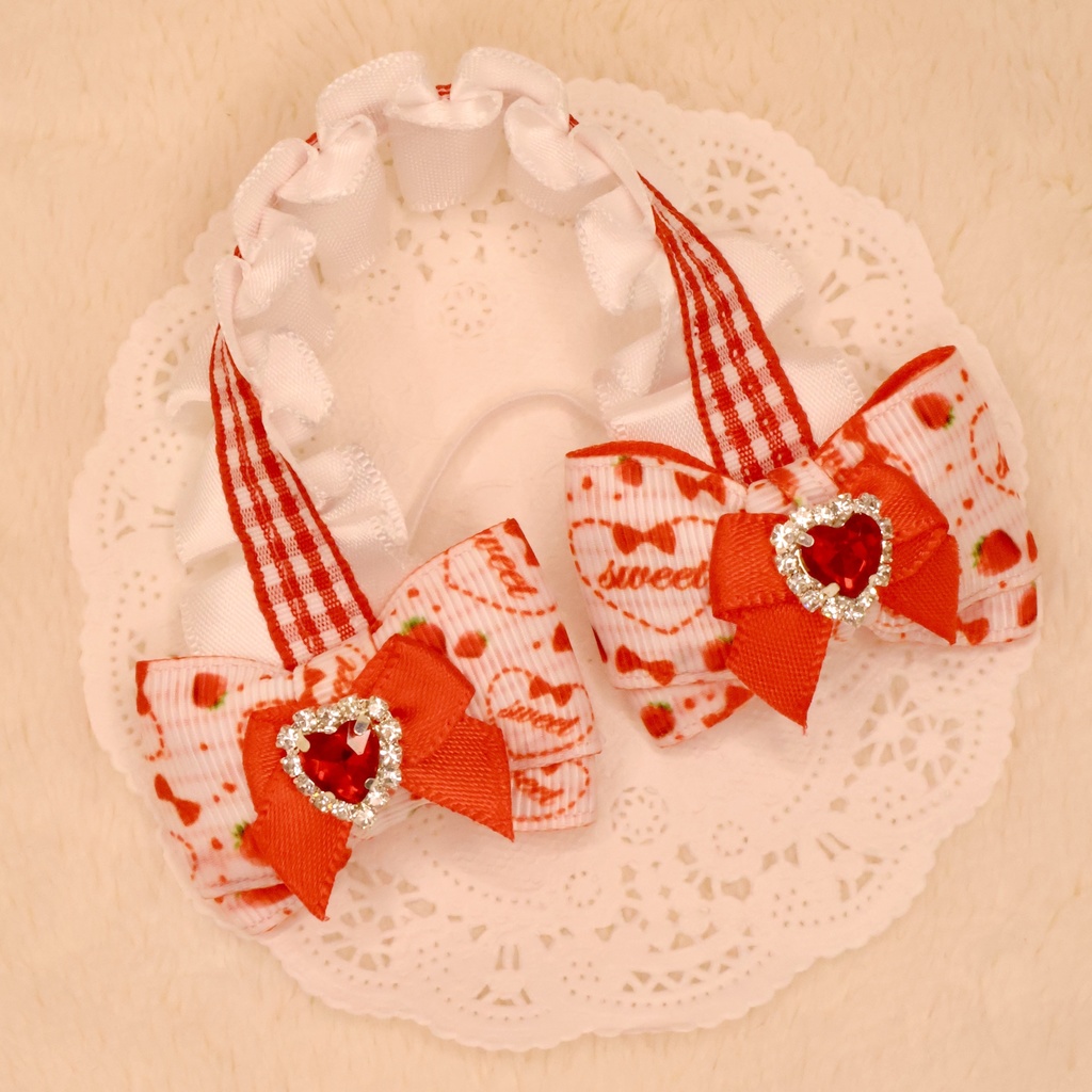 スイートヘッドドレス 【レッド】