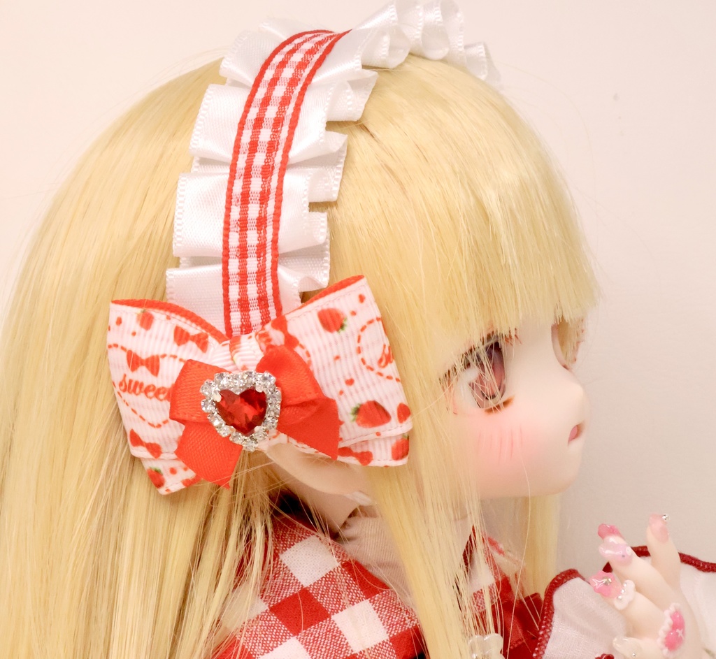 スイートヘッドドレス 【レッド】