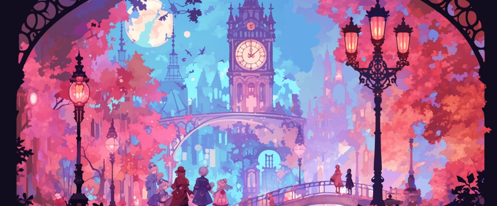 魔法の時刻マグカップ