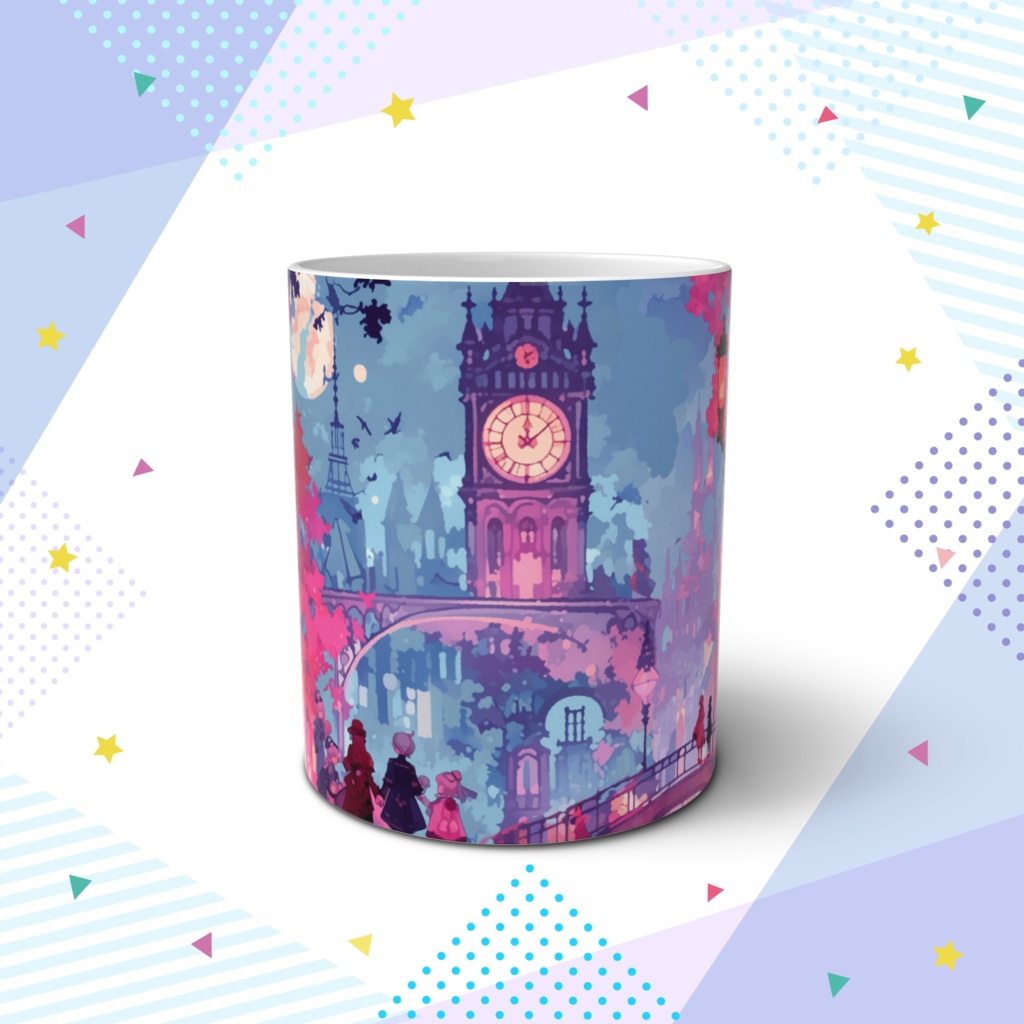 魔法の時刻マグカップ