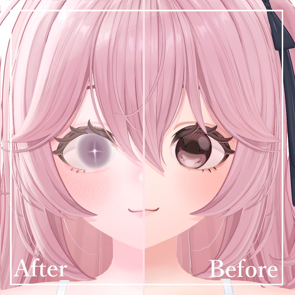 【Rinasciita / リナシータ対応】ほわほわメイクTexture+Eye Texture