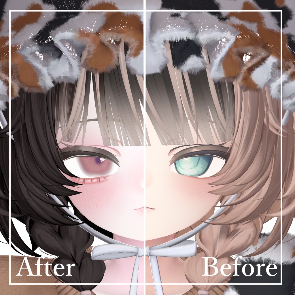 【MANUKA / マヌカ対応】ほわほわメイクTexture+Eye Texture