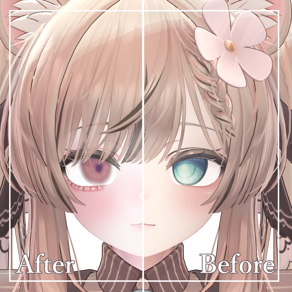 【MANUKA / マヌカ対応】ほわほわメイクTexture+Eye Texture