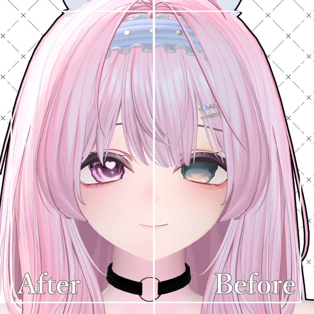 公開中 【 Suiha / 翠羽対応】シンプルメイクTexture+Eye Texture