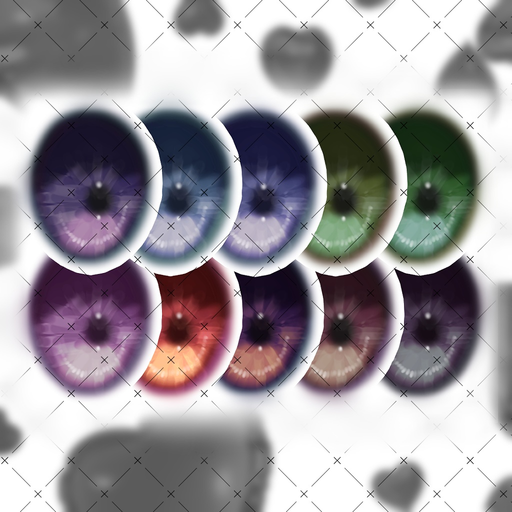 【 Suiha / 翠羽対応】クールメイクTexture+Eye Texture