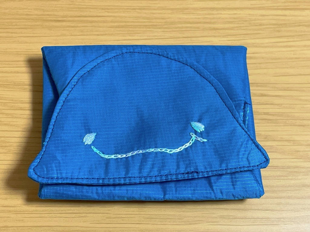 くじらさんコインケース(口とじ)