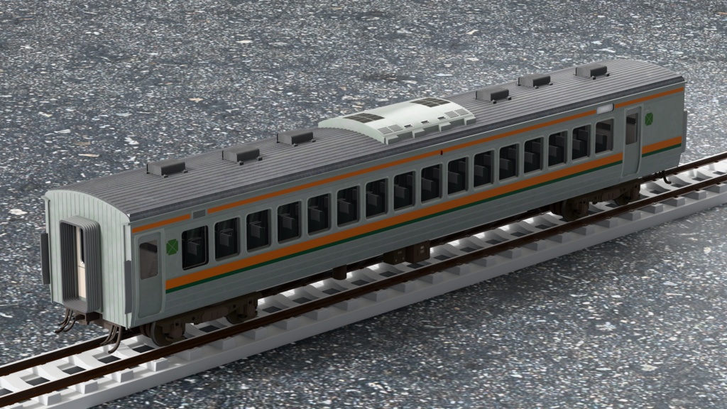 【3Dモデル】211系 湘南色