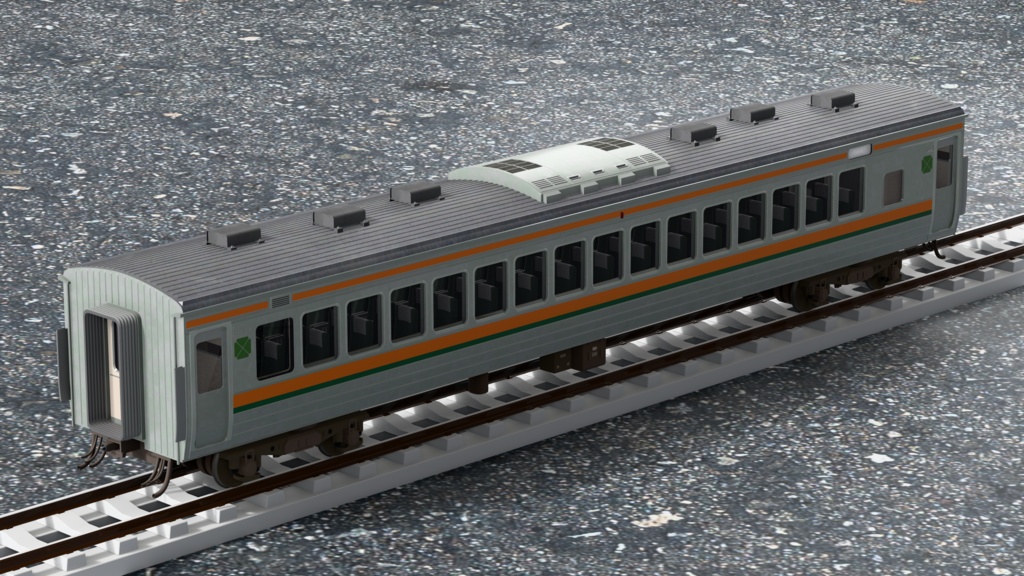 【3Dモデル】211系 湘南色
