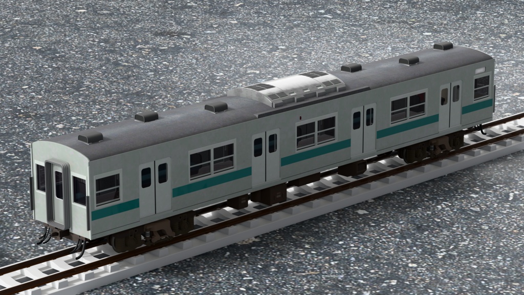 【3Dモデル】国鉄203系 0番台