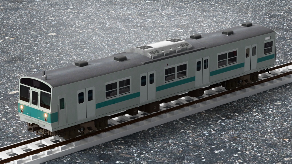 【3Dモデル】国鉄203系 0番台