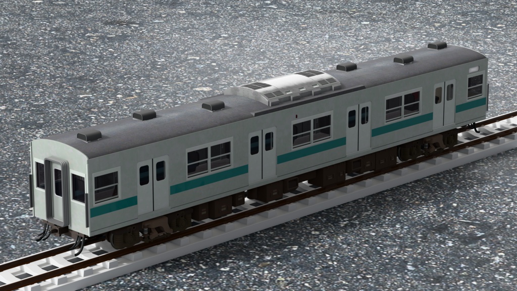 【3Dモデル】国鉄203系 0番台