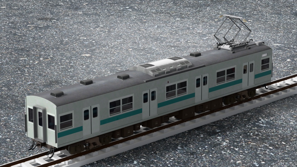 【3Dモデル】国鉄203系 0番台