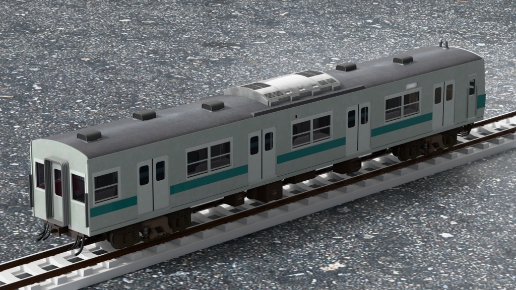 【3Dモデル】国鉄203系 0番台