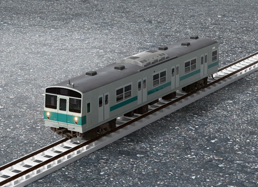 【3Dモデル】国鉄203系 0番台