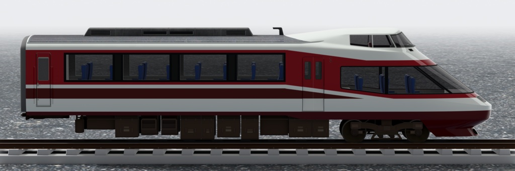 【3Dモデル】小田急ロマンスカー 10000形 HiSE
