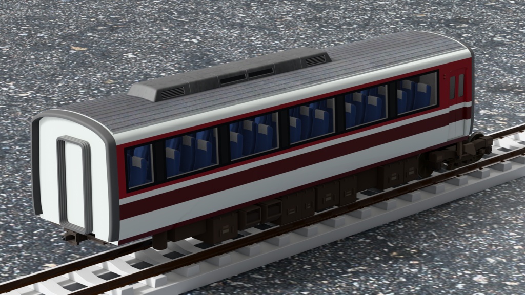 【3Dモデル】小田急ロマンスカー 10000形 HiSE