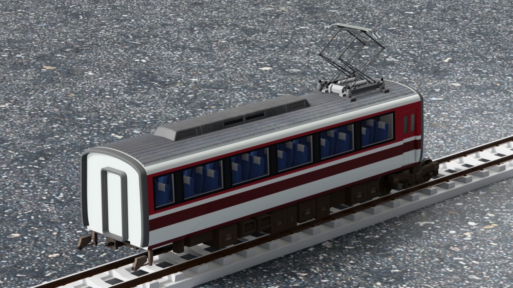 【3Dモデル】小田急ロマンスカー 10000形 HiSE