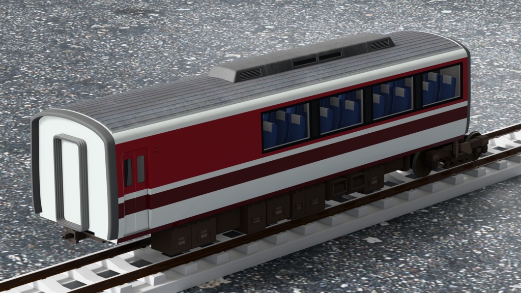 【3Dモデル】小田急ロマンスカー 10000形 HiSE