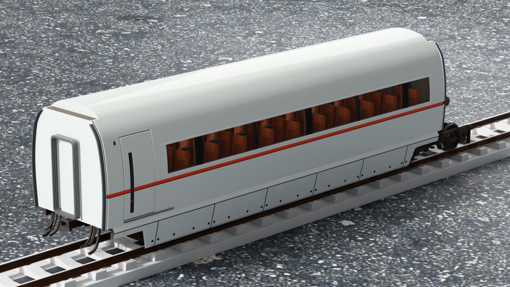 【3Dモデル】小田急ロマンスカー 50000形 VSE