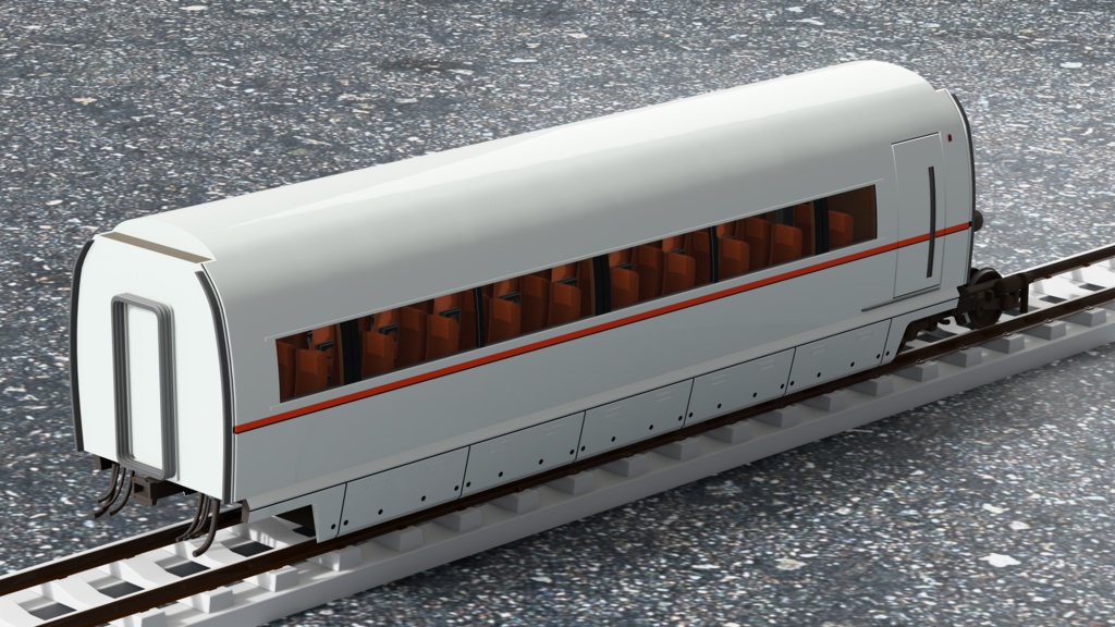 【3Dモデル】小田急ロマンスカー 50000形 VSE