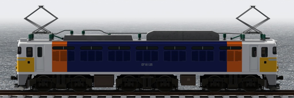 【3Dモデル】国鉄EF81形 電気機関車