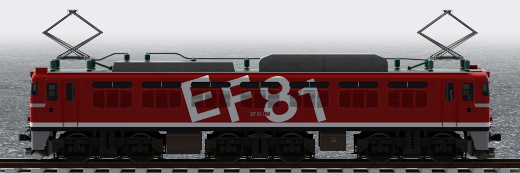 【3Dモデル】国鉄EF81形 電気機関車