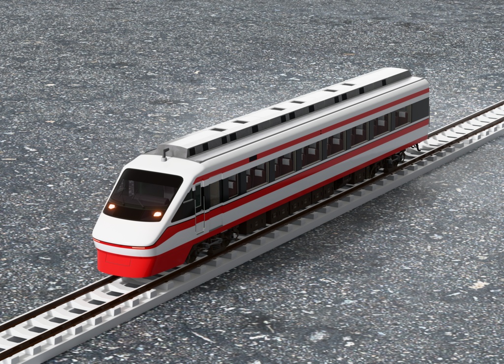 【3Dモデル】東武200系 りょうもう