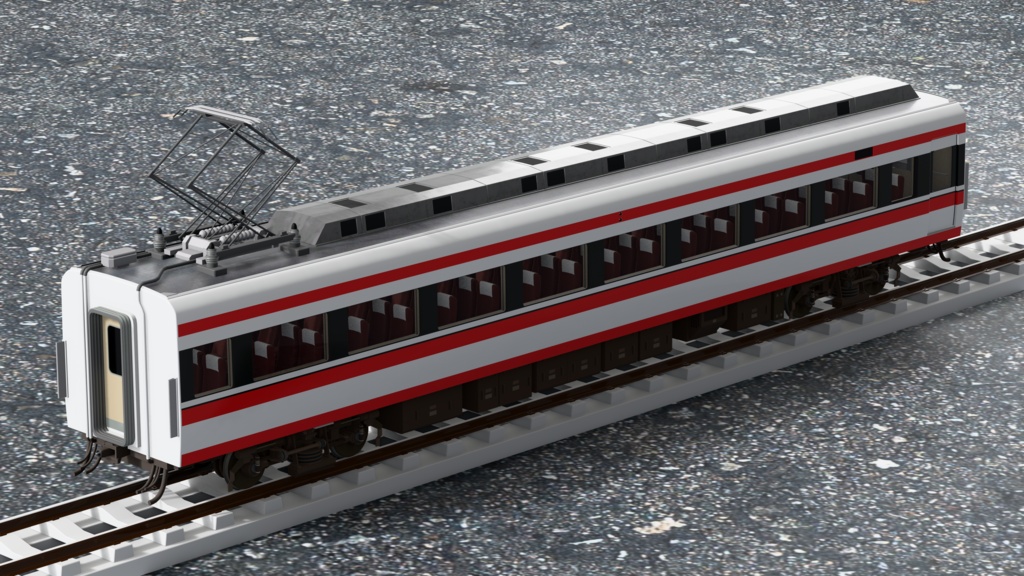 【3Dモデル】東武200系 りょうもう