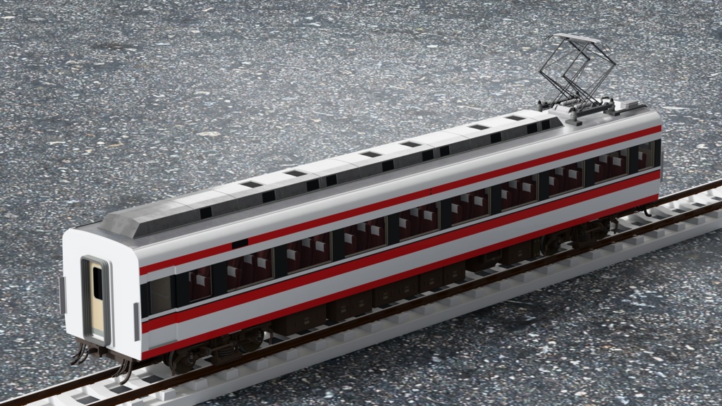【3Dモデル】東武200系 りょうもう
