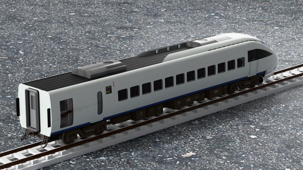 【3Dモデル】JR九州885系