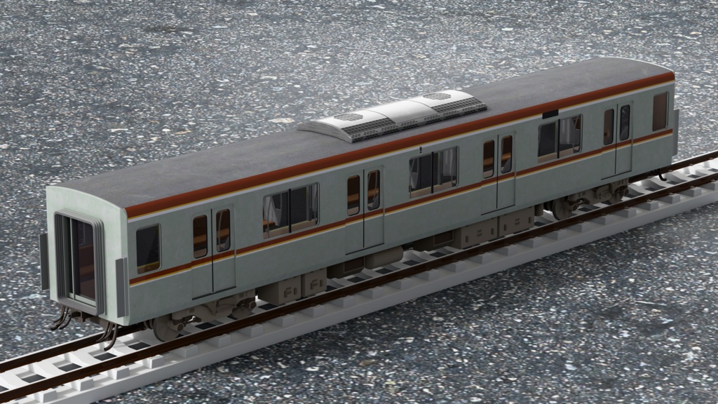 【3Dモデル】東京メトロ10000系