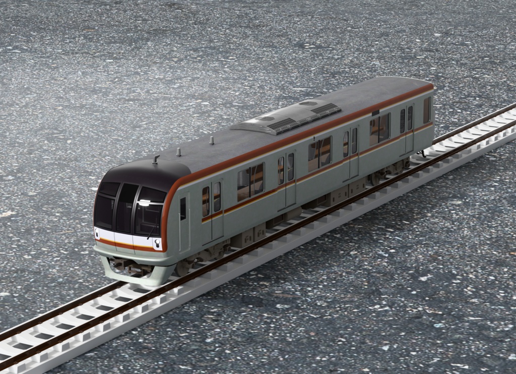 【3Dモデル】東京メトロ10000系